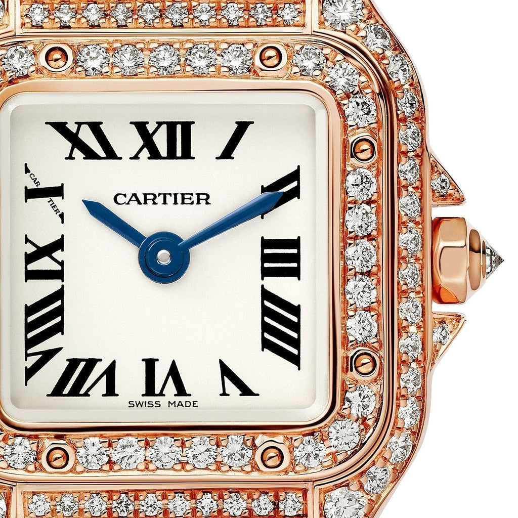Panthère de Cartier Small Model | 20mm, 18K Rose Gold, Silver Dial