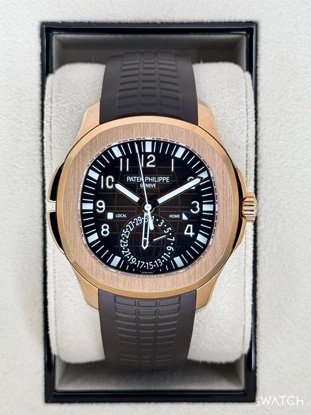 Patek Philippe Aquanaut 40.8mm 5164R-001 Rose Gold Brown Dial