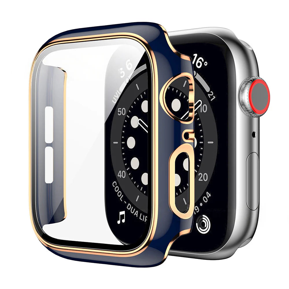 Waterproof Watch Case With Tempered Glass Film